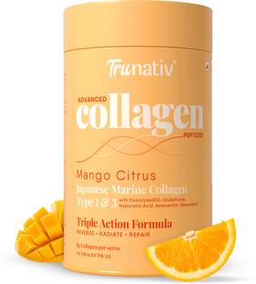 TruNativ Japanese Marine Collagen Powder for Women & Men Supports Skin Glow, Nail & Hair