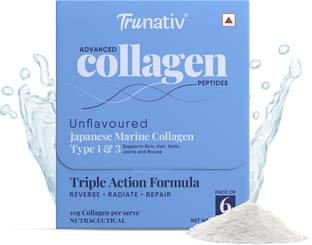 TruNativ Japanese Marine Collagen Powder for Men & Women Supports Skin Glow, Hair & Nails