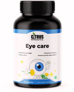 CITRUS NUTRACEUTICAL Eye Care with Lutein Astaxanthin and Zeaxanthin For Healthy Eyes and Vision