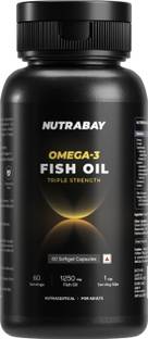 Nutrabay Pro Fish Oil Omega 3 (Triple Strength) - 1000mg