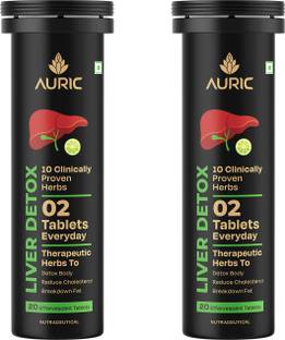 Auric Liver Detox Effervescent with 10 Super Ayurvedic Herbs