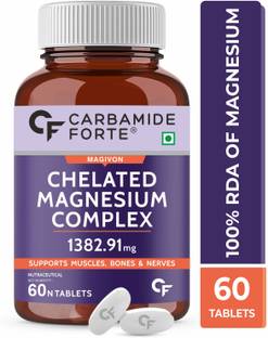 CARBAMIDE FORTE Chelated Magnesium Glycinate Complex 1382.91mg, Magnesium Supplement
