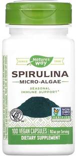 Nature's Way Spirulina Micro-Algae, 380 mg, 100 Vegetarian Capsules