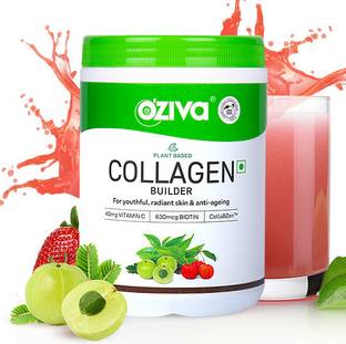 OZiva Vegan Collagen (Tangy Amla) with Biotin & Vit C for Brighter & Youthful Skin