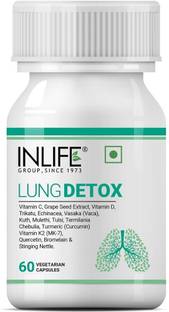 INLIFE Lung Detox Supplement, Lungs Cleaner Pure Capsule, Healthy Lungs for Men Women
