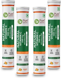 Pure Nutrition Vitamin C 1000mcg Effervescent with Amla & Zinc for Immunity & Skin Health