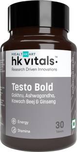 HEALTHKART HK Vitals Testo Bold, Testosterone Booster for Men, for Energy & Stamina