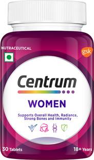 Centrum Women|Supports Overall Health (Veg) |World's No.1 Multivitamin