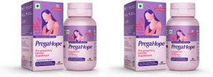 Pregahope Pre-pregnancy Fertility Supplement, Nutraceutical For Women | 30 Tab x Pack of 2