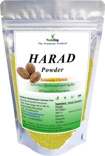 VY VedaYug Harad Powder - Haritaki Fruit Powder, Terminalia Chebula, Natural - 200g