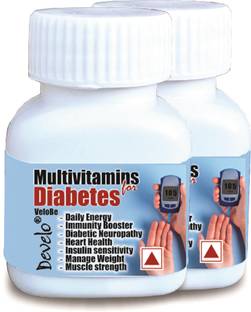DEVELO Diabetic Multivitamin Supplement for Diabetes Control & Care in Men & Women