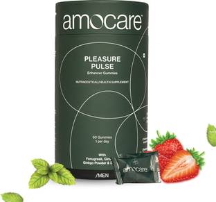 Amocare Pleasure Pulse | Gummies - Men | Strawberry & Mint