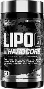Nutrex Research LIPO 6 Hardcore fat burner 60 SERVING
