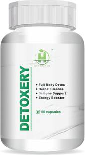 Healthy Nutrition Detoxery Full Body Detox, Immune Support Supplement for Men & Women -Pack of 1