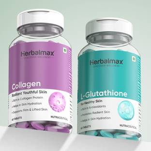 Herbal max Skin Youthful Collagen Tablet | L-Glutathione Tablet Improves Skin Hydration