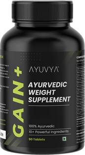 Ayuvya Ayurvedic Gain+ Weight Gain Supplement - 90 Tablets