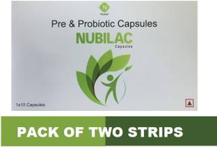 Nukind NUBILAC PREBIOTIC AND PROBIOTIC CAPSULE (2*10CAPS)