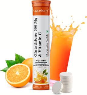 GRACEBERRY Glutathione 500mg Effervescent Tablet For Glowing Skin