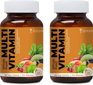 ZEROHARM Whole Food Multivitamin | Women Multivitamin & Multimineral | Folic acid, Biotin