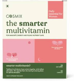 COSMIX The Smarter Multivitamin Tablet for Women | AM-PM Formula for Better Absorption