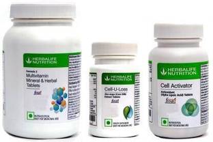 HERBALIFE Multivitamin Tablets 90 Tablets,Cell Activator 60 Tablets,Cell-U-Loss 90 Tablets