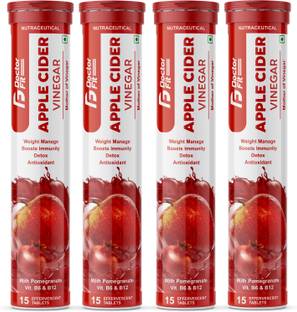 DOCTORFIT Apple Cider Vinegar With Mother For Weight Loss Effervescent Tablet Vinegar