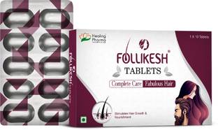Follikesh Biotin Tablet For Hair Loss Control & Growth For Women & Men