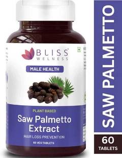 Bliss Welness Saw Palmetto Extract 800 MG | Hair Growth Prostate Health Support Urinary