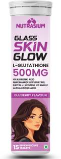 NUTRASIUM L-Glutathione 500 mg With skin Radiance Blend For Skin whitening|Glow|Dark Spot