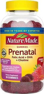 Nature Made Prenatal Gummies with DHA 90 gummies