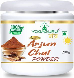 YOGAGURU MANTR Jangalee Arjun ki Chaal Powder, Arjuna Bark, Arjun Chal Tree Chhal