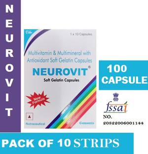 gementis ELDER ANTEX PHARMA NEUROVIT MULTIVITAMIN CAPSULE FOR MEN AND WOMEN (10*10CAPS)