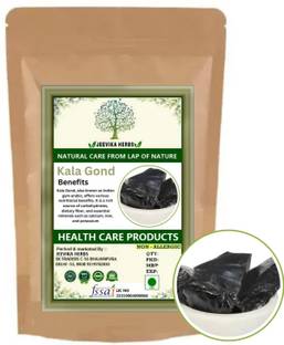 JEEVIKA HERBS Kala Gond - Gond Siyah - Black Gum For Joint Relief