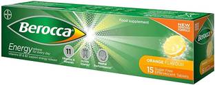 Berocca Performance - 15 Count Effervescent Tablets Orange Flavour (UK)