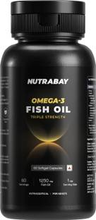Nutrabay Pro Fish Oil Omega 3 (Triple Strength) - 1000mg