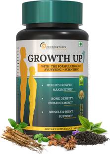 The Gromming guru Growth UP - Height Growth Supplement With 21 Plus Vital Nutrients For After 18