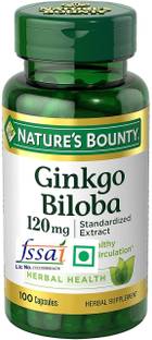 Nature's Bounty Ginkgo Biloba 120mg, 100 capsules