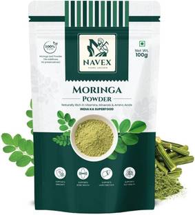 Navex Pure Moringa Powder | Ground Moringa Leaf for Cooking, Smoothies & Beverages