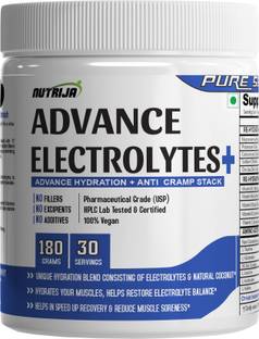 NutriJa Advance Electrolytes+ | Advance Hydration + Anti Cramp Stack -