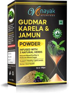 VINAYAK AYURVEDA Gudmar Karela Jamun Powder for Maintaining Blood Sugar Levels