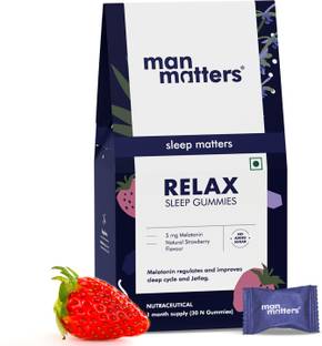 Man Matters Melatonin Sleep Gummies (5mg) | Helps Regulate & Restore Sleep Cycle