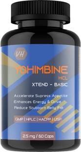 Vitaminhaat Yohimbine HCL 2.5 Mg Xtend Basic 60 Veg Capsules