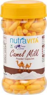 Nutra Vita Freeze Dried Camel Milk Powder Capsule 500 Mg | 100 No |