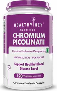 HealthyHey Nutrition Chromium Picolinate 400mcg - 120 Capsules