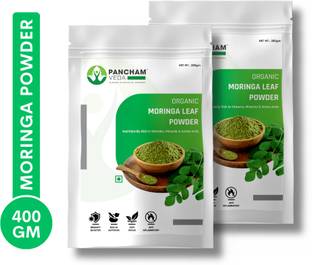 PanchamVeda Organic Moringa Powder Green Superfood for Weight Loss, Skin & Hair Care