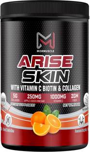 Mormuscle collagen, biotein, apple cider vinager