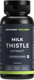 Nutrabay Wellness Milk Thistle Extract - 1000mg , 60 Capsules