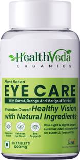 Health Veda Organics Eye Care Tablets for Improved Vision & Eye Care