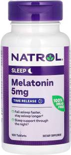 Natrol Melatonin, Time Release, Extra Strength, 5 mg, 100 Tablets