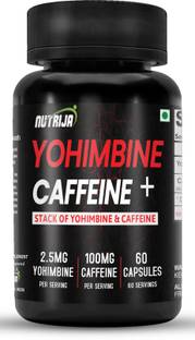 NutriJa Yohimbine Plus Caffeine | Stack of Yohimbine & caffeine with Green Tea Extract